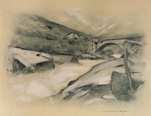 Un torrente di montagna, 1903 da Mortimer L Menpes