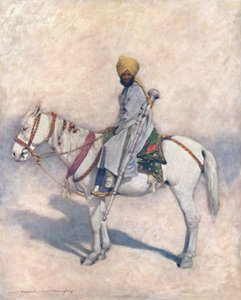 Un portatore di mazza a cavallo, 1903