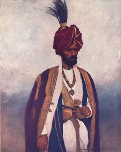Un soldato di Sua Altezza Dogra Sowar, 1903 da Mortimer L Menpes