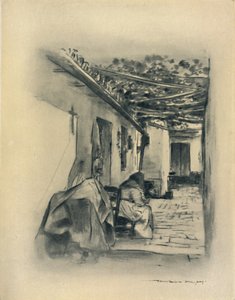 Cortile a Siviglia da Mortimer L Menpes