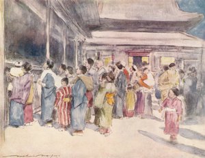 Spettatori, c. 1887, 1901 da Mortimer L Menpes