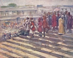 Sui Gradini della Moschea Jumma, 1903