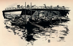 Osaka, Giappone, c1900 da Mortimer L Menpes