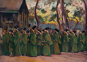 Processione di Arcieri a Kioto da Mortimer L Menpes