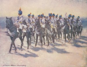 Il Corpo dei Cadetti Imperiali al Durbar, 1903 da Mortimer L Menpes