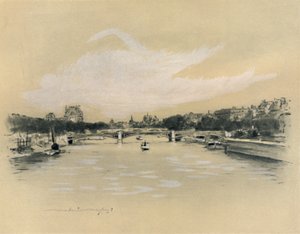 La Senna a Parigi, 1903 da Mortimer L Menpes