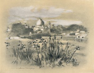 Il Taj a Agra da Mortimer L Menpes
