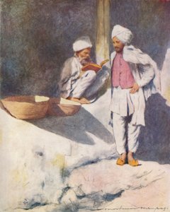 Un uomo erudito di Peshawur, 1905 da Mortimer Ludington Menpes