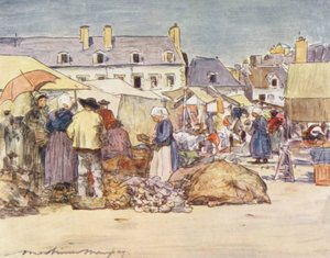 Una bancarella di zoccoli da Mortimer Ludington Menpes