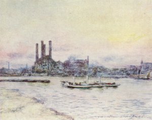 Dal ponte di Battersea da Mortimer Ludington Menpes