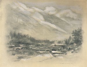 Quartiere di Chamounix, 1903 da Mortimer Ludington Menpes