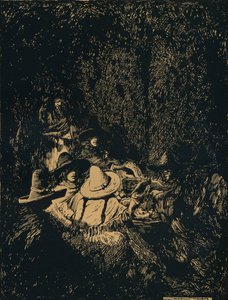 Scena notturna a Puebla, c1895 da Mortimer Ludington Menpes