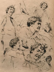 Studi di James McNeill Whistler, c1886. 1903 da Mortimer Ludington Menpes