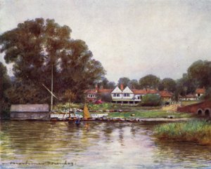 Il giardino delle rose a Sonning da Mortimer Ludington Menpes