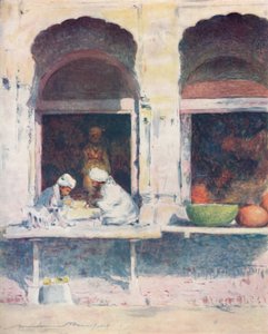Lavoratori in argento e oro da Mortimer Ludington Menpes