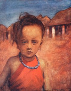 Bambini del mondo: Cingalesi, le sue migliori perle blu da Mortimer Ludington Menpes