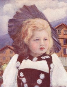 Bambini del mondo: svizzero, un bambino di Interlaken