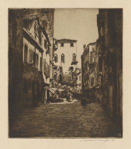 Una scena di mercato da Mortimer Menpes