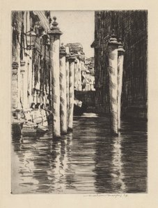Un canale stretto, Venezia da Mortimer Menpes