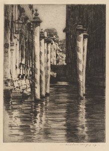 Un Canale Stretto, Venezia da Mortimer Menpes