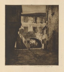 In una strada laterale, Chioggia
