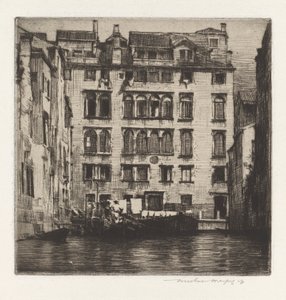 Caricamento delle chiatte da Mortimer Menpes