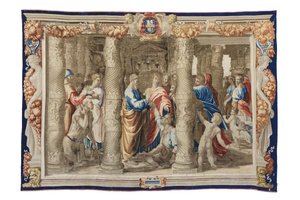 San Pietro guarisce lo storpio, c.1630 da Mortlake Tapestry Manufactory
