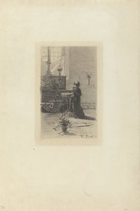 Chierichetto in ginocchio da Mosè di Giosuè Bianchi