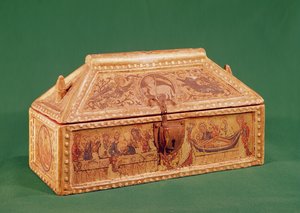 Cassa un tempo ritenuta contenere la Sacra Sindone di Besançon, XIII secolo da Mosan School