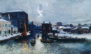 Chioggia sotto la neve