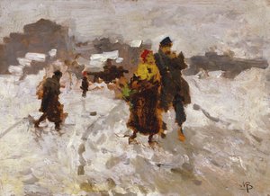 Figure nella Neve da Mose Bianchi