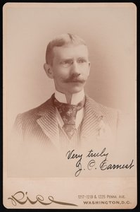 Ritratto di J.P. Earnest, tra il 1889 e il 1897