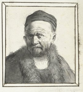 Busto di un uomo da Moses Ter Borch