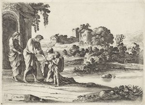 Il ripudio di Agar (dalla serie La storia di Agar) da Moyses van Wtenbrouck