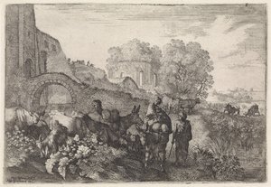 Paesaggio con viaggiatori