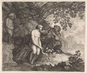 Vertumno cerca di sedurre Pomona