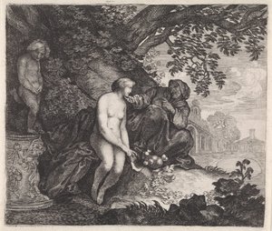 Vertumno cerca di sedurre Pomona