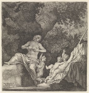 Donna con tre bambini