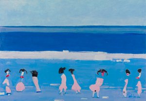 Figure rosa, spiaggia blu da Mr PETTO