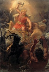 La lotta di Thor con i giganti