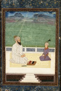Un mullah e un allievo, XVIII secolo da Mughal School