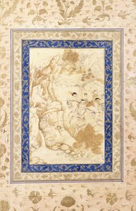 Scena di caccia (c. 1660-80) da Mughal School