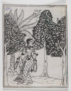 Kamod Ragini, 1605-1610 da Mughal School