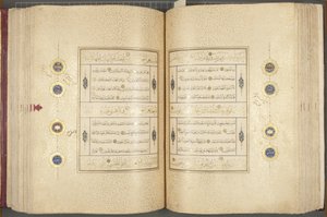 Fol 137 verso 183 recto, Corano Timuride, 1441