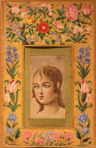 Dipinto di una giovane bellezza, Iran, 1740-50