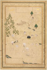 Picnic in montagna, illustrazione singola pagina da Muhammadi