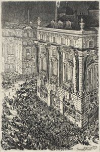 Piccadilly Circus, vigilia dell