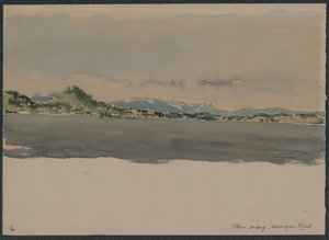 Tempesta finale, Fijord norvegese da Muirhead Bone