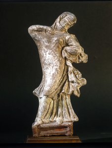 Civiltà micenea: danzatrice velata di Tanagra, III secolo a.C., Museo della Scala, Milano