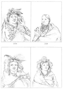 Menominees, 1841 da Myers and Co